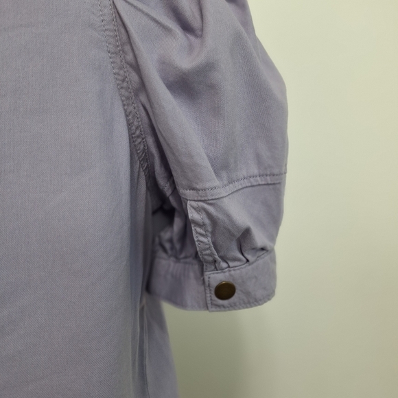 Universal Thread NEW Coquette Lavender Puff Sleeve Streetwear Blouse Size S - Picture 8 of 14
